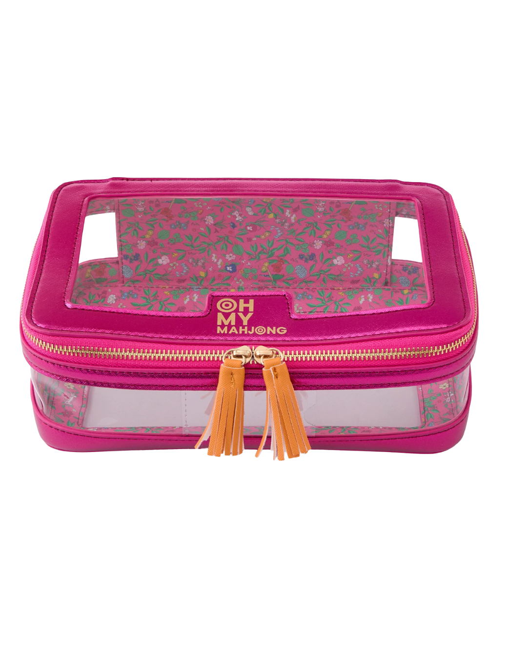 Metallic Pink Tile Storage Bag