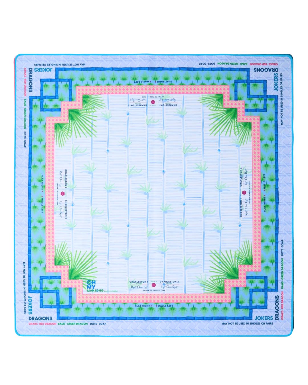 Palm Paradise Mahjong Mat
