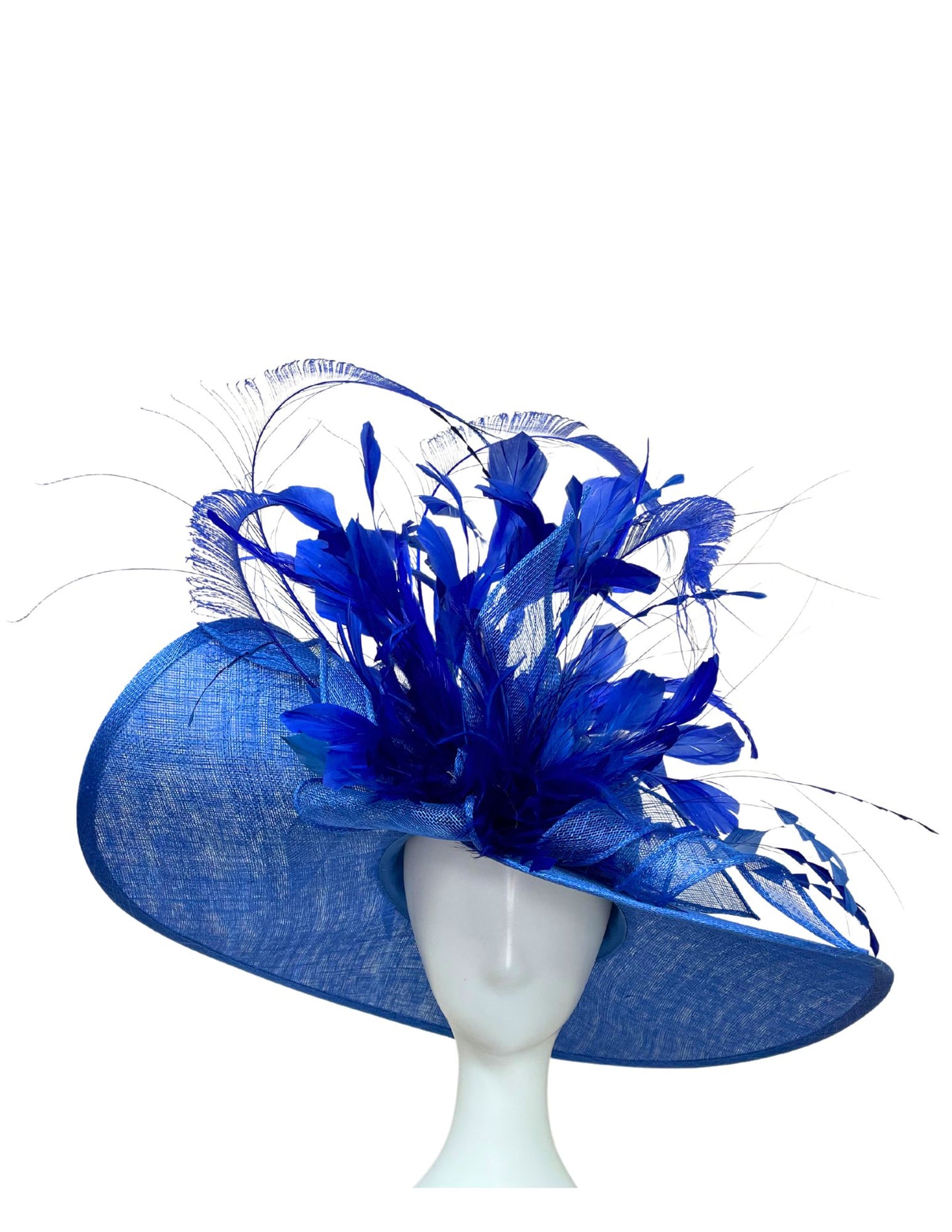 Royal Blue Derby Hat