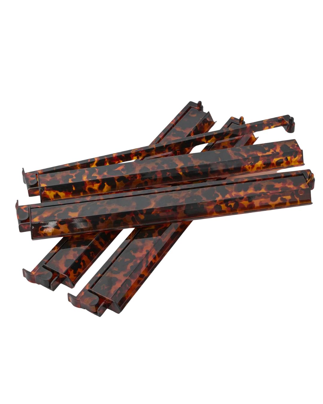 Mahjong Tortoise Shell Acrylic Rack & Pushers