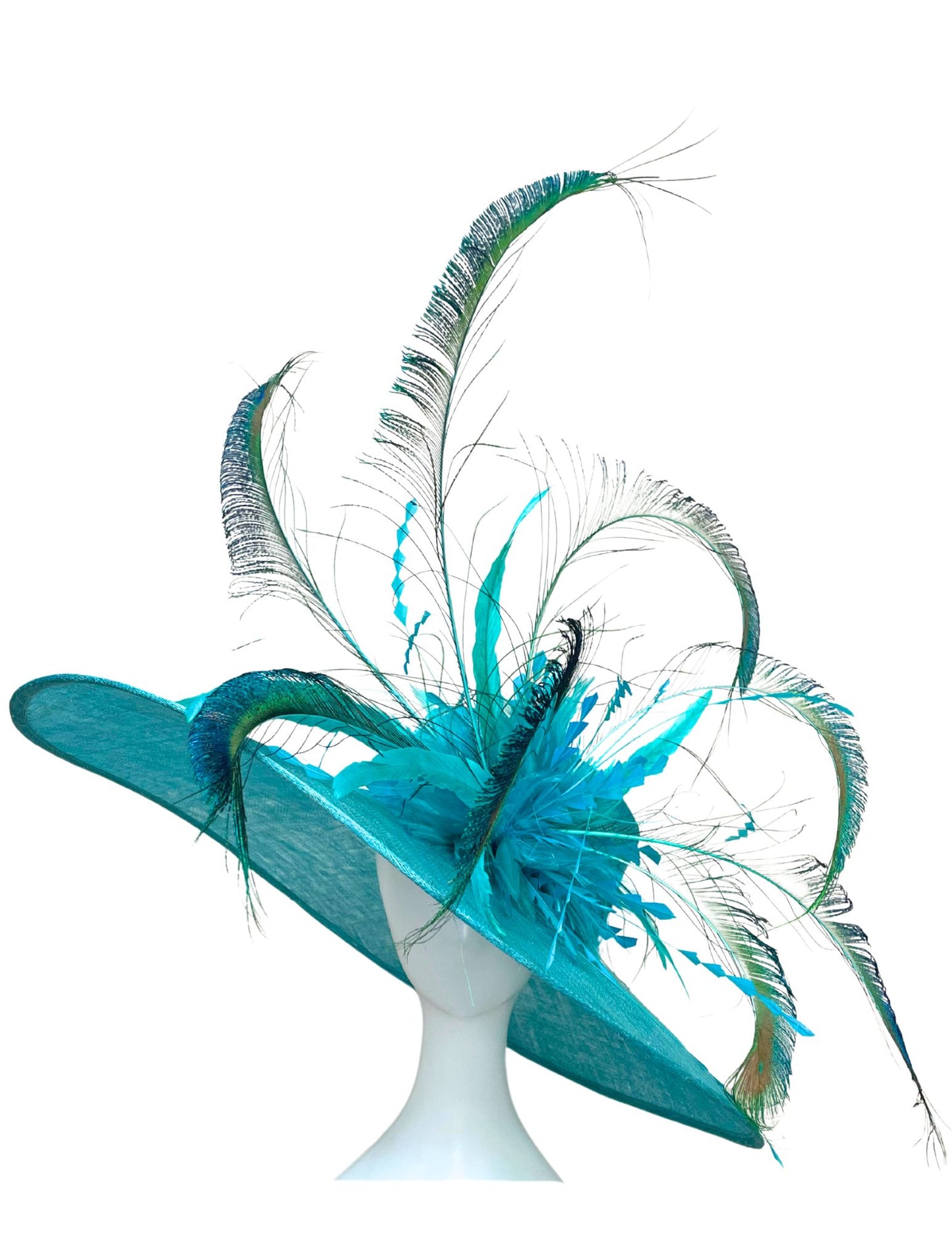 Blue Derby Hat