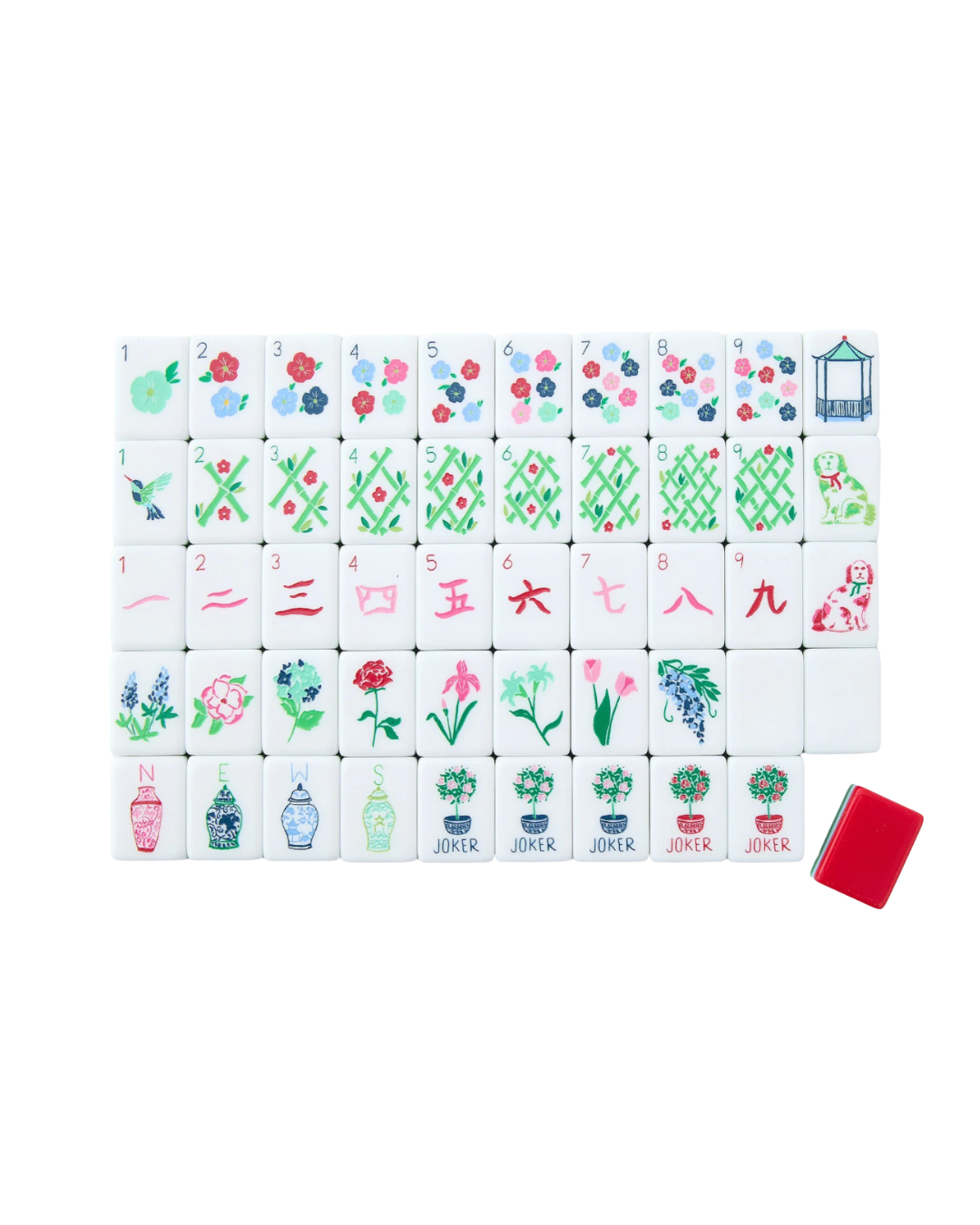 Mahjong Tile Set Nantucket