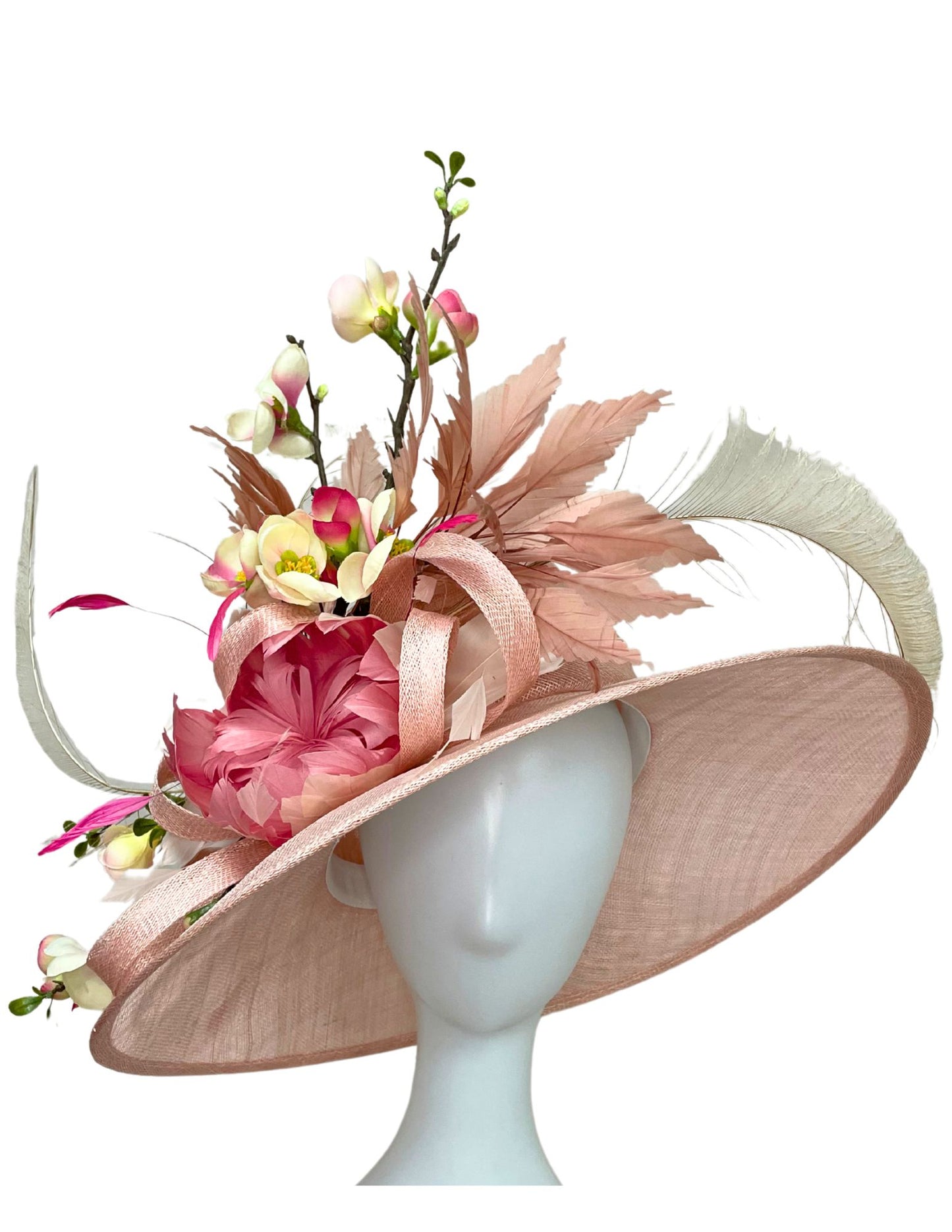 Pink Derby Hat
