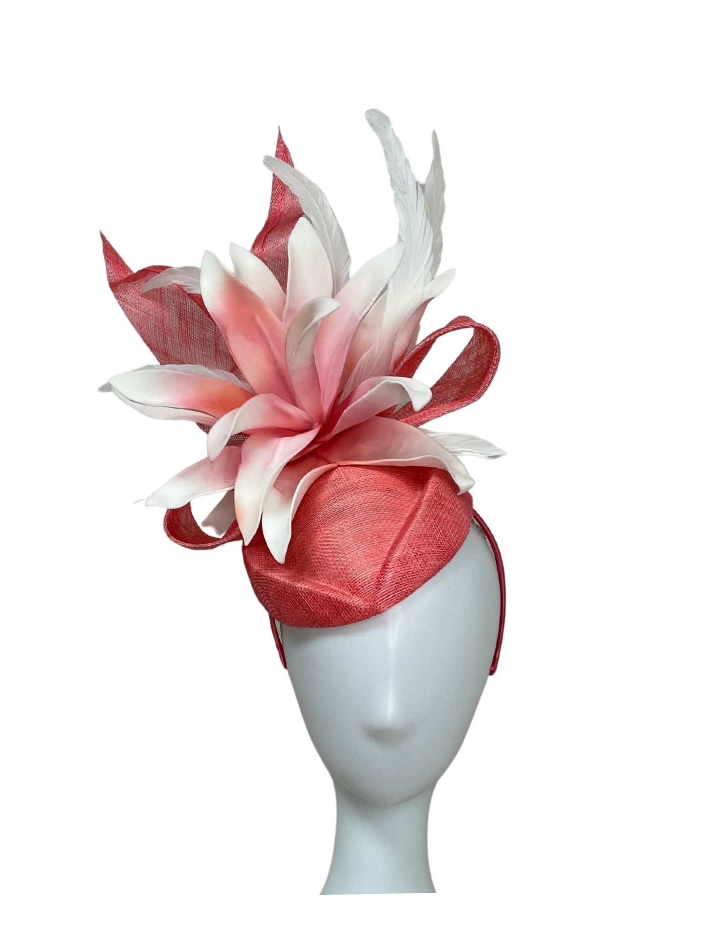 Coral Fascinator