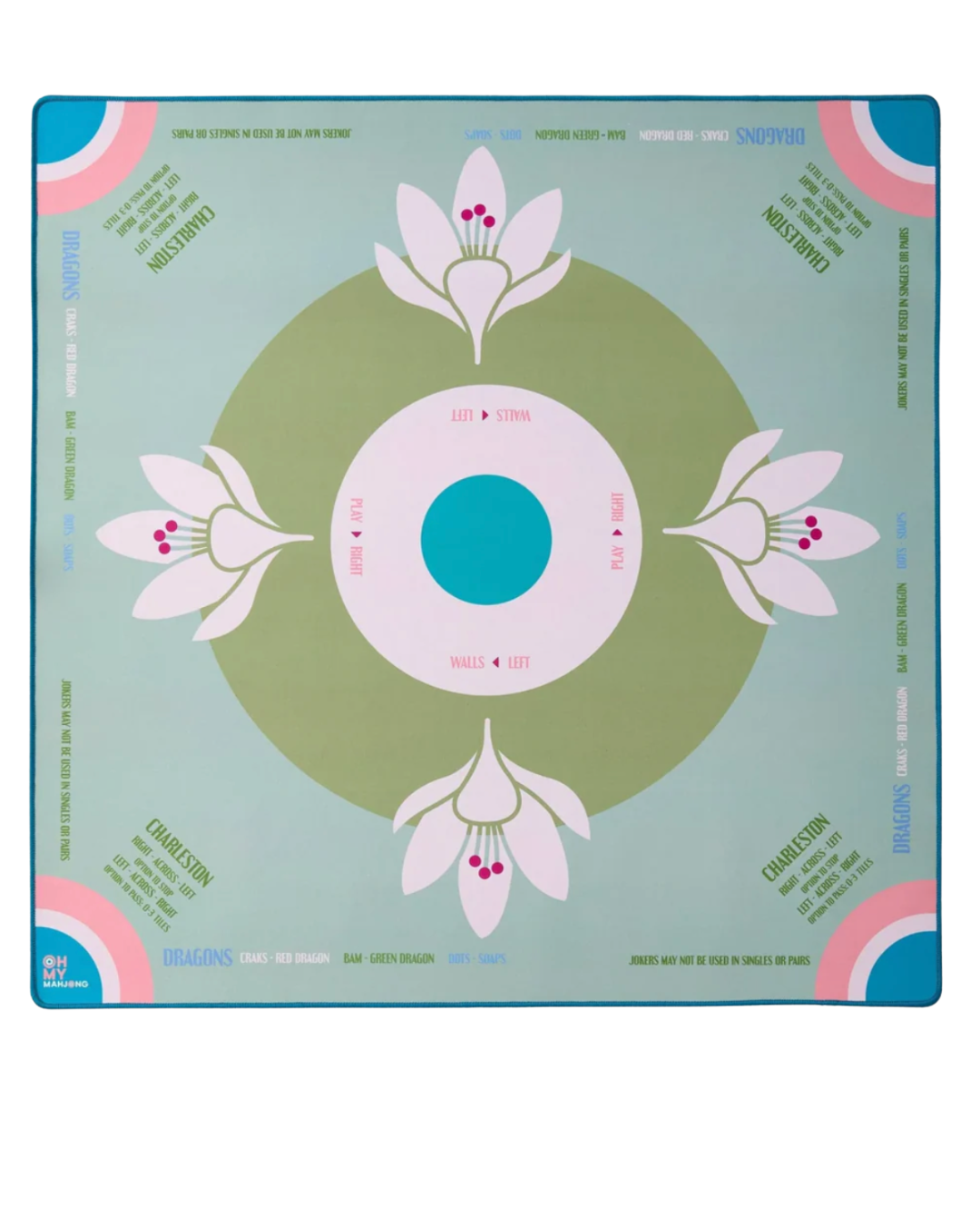 Mahjong Sage Lotus Mat