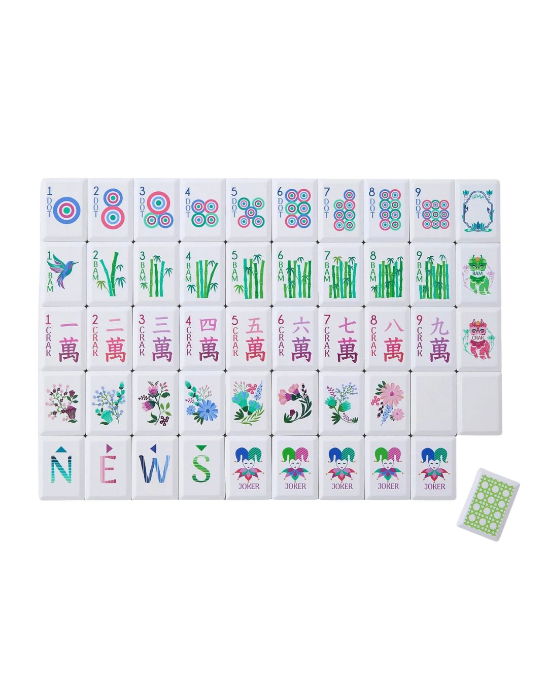 Jardin Mahjong Tile Set