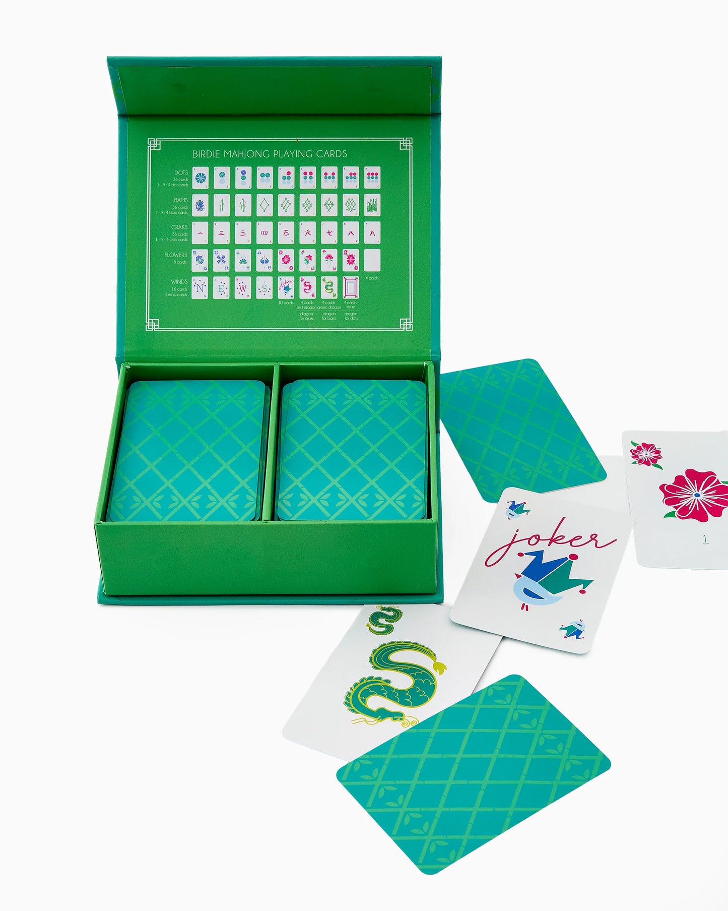 Mahjong Birdie Playing Cards