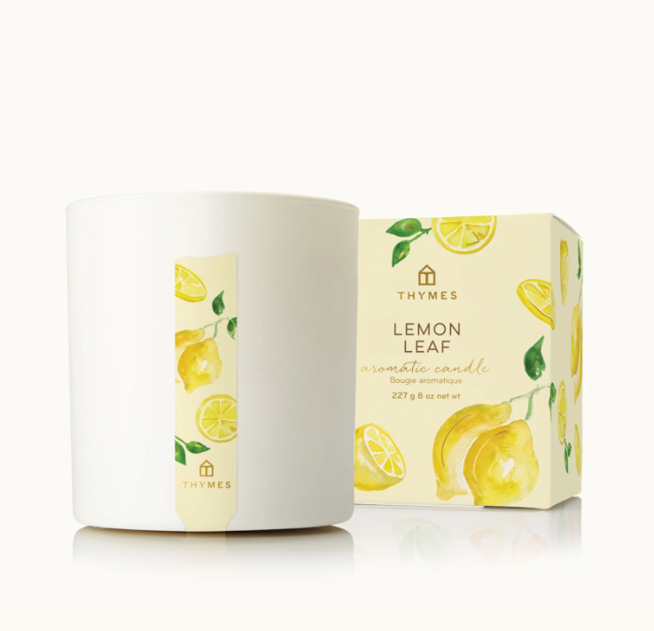 Lemon Leaf Poured Candle