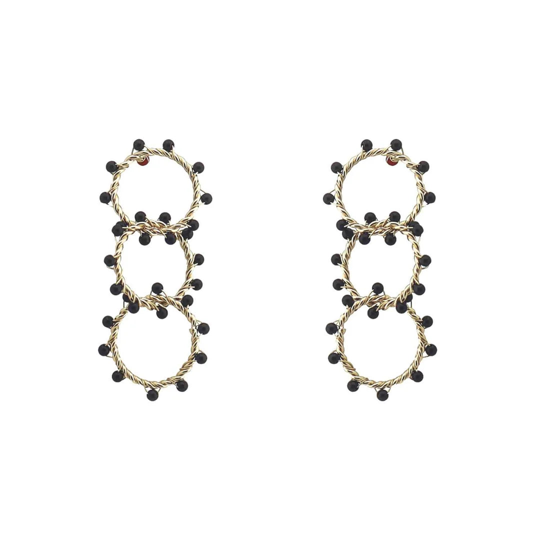Earrings: UNA Black