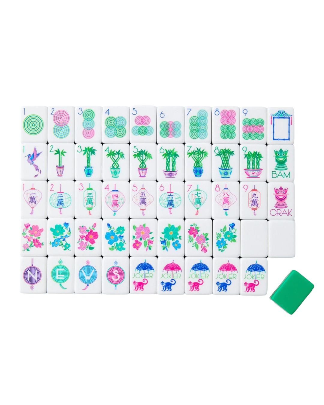 Jasmine Mahjong Tile Set