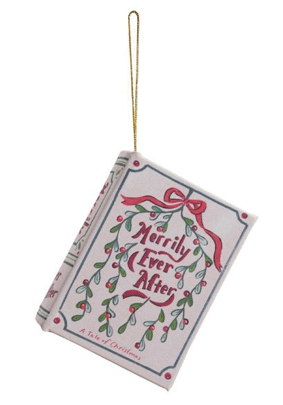 MDF & Canvas Book Ornament - 6 Styles
