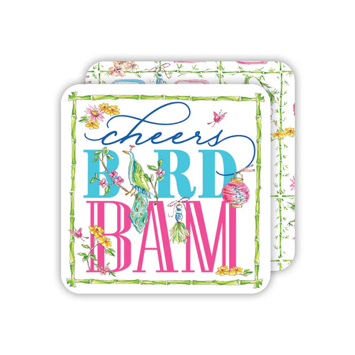 Coaster Pack Mahjong Cheers Bird Bam