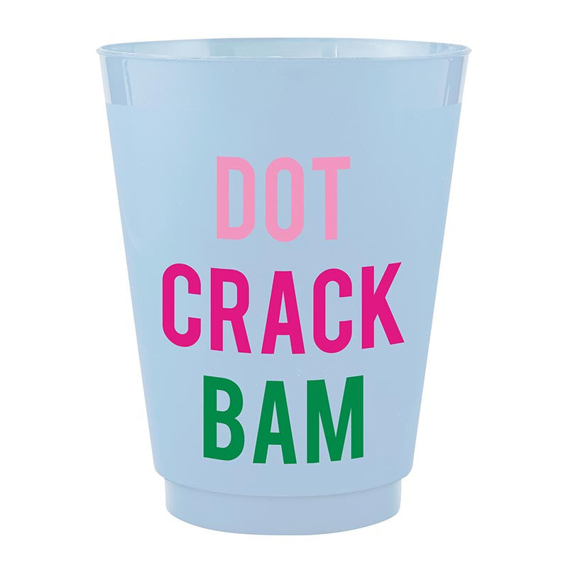Frost Cup - Dot Crack Bam, Set of 8