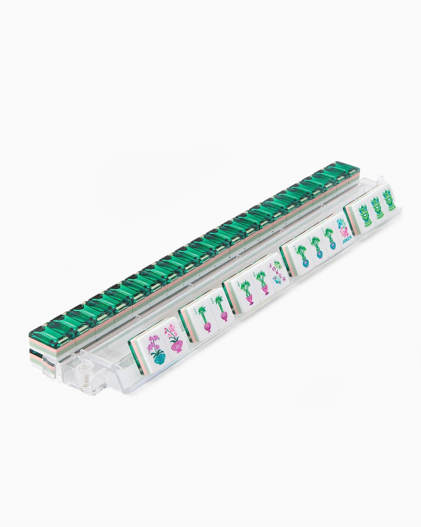 Emerald Mahjong Tile Set