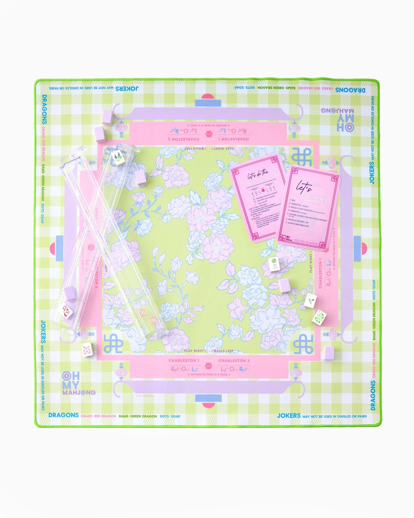 Mahjong Garden Party Mat