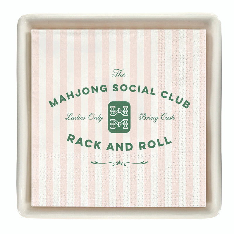 Napkin Tray + Napkin Mahjong Club