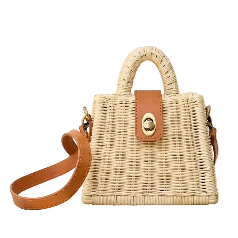 Rattan XBody Handbag Petit Ivory