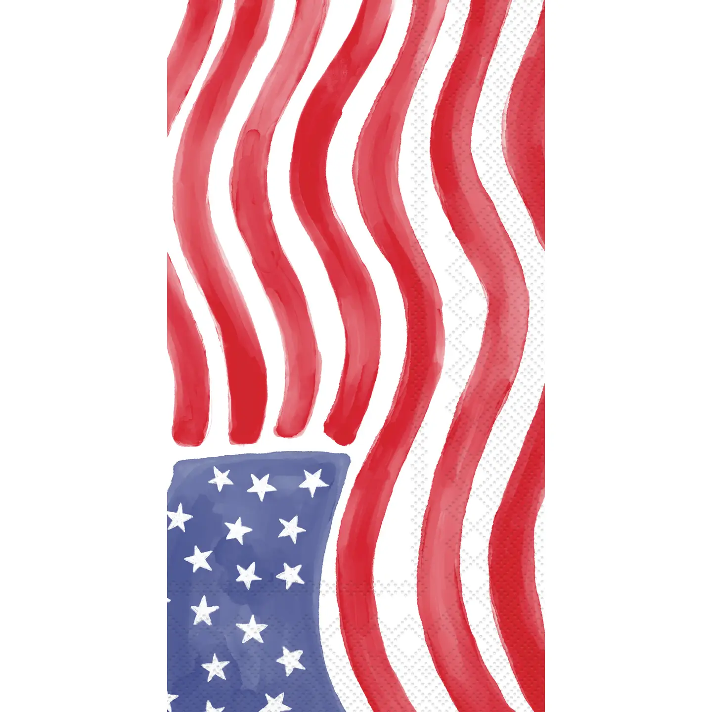 Guest Napkin, Stars & Stripes Stamp