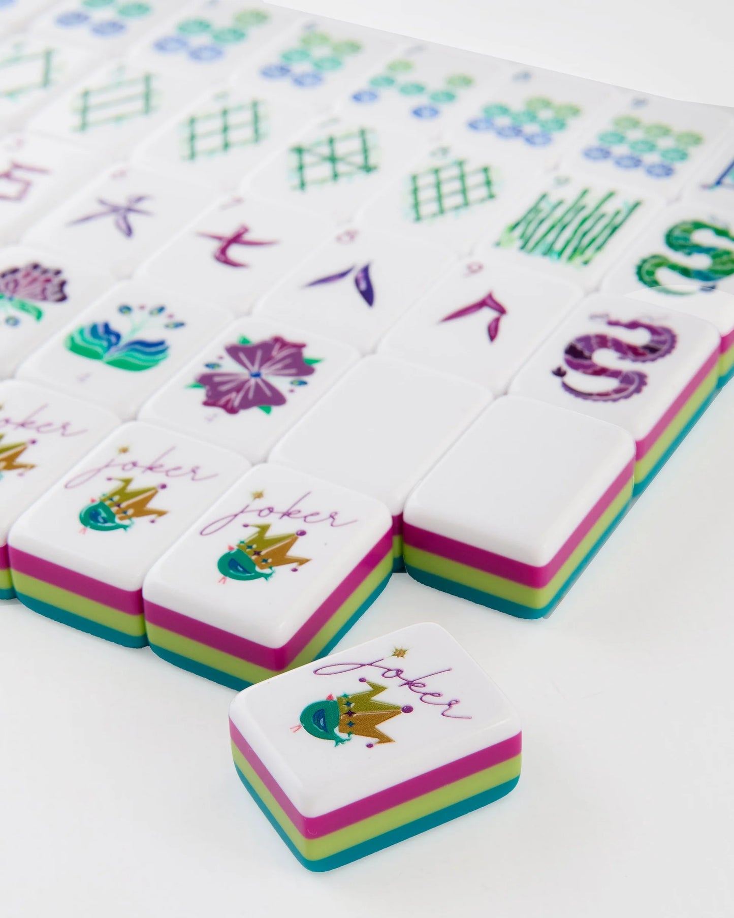 Lagoon Mahjong Tile Set