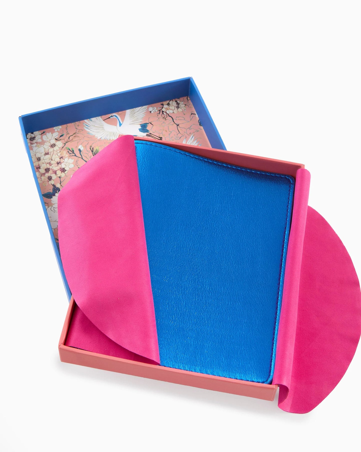 Mahjong Metallic Blue Card Folio