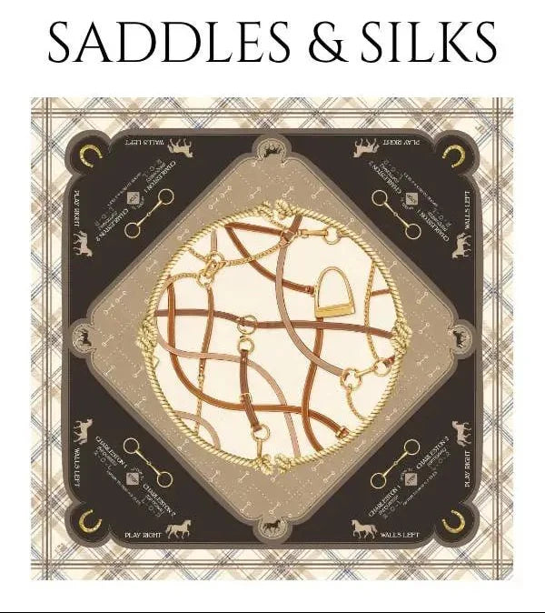 Anders Ruff Design Saddles & Silk Mahjong Mat - The Equestrian