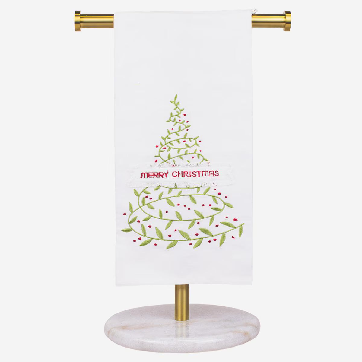 Christmas Tree Vine Hand Towel