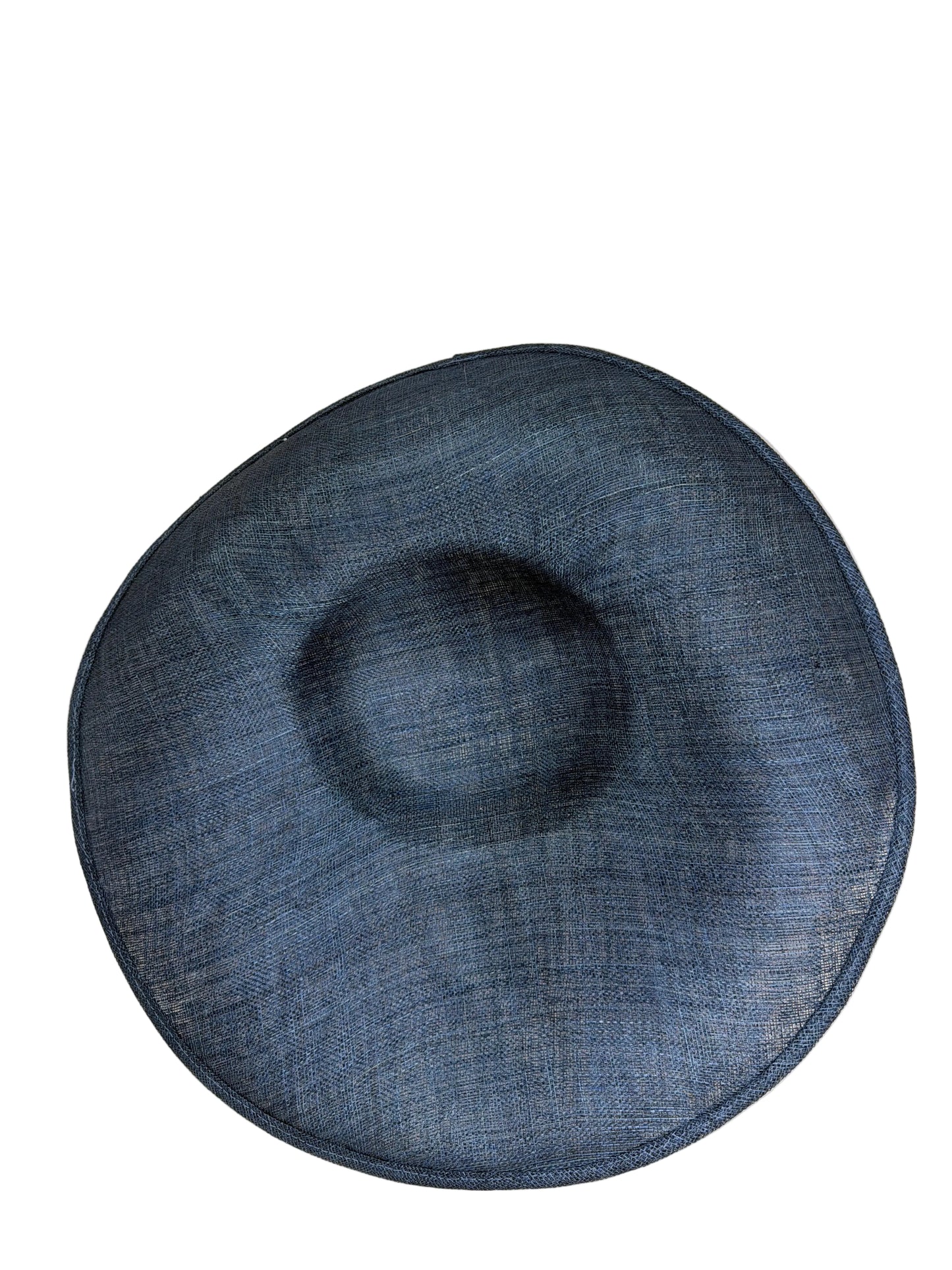 Sinamay Hat Base - Navy Blue