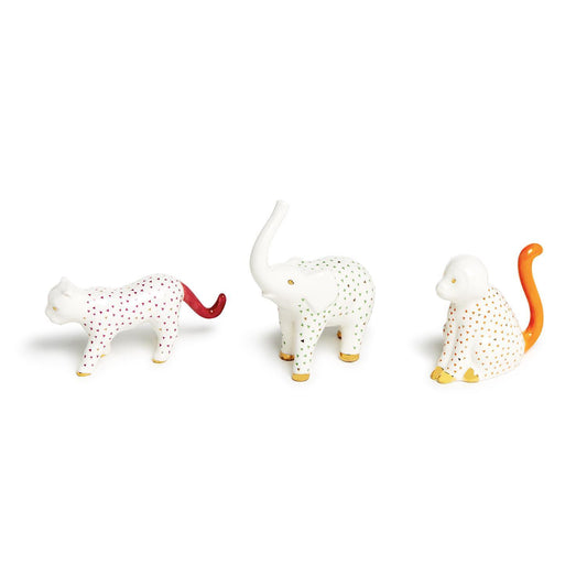 Ceramic Ring Holder - 3 Animals
