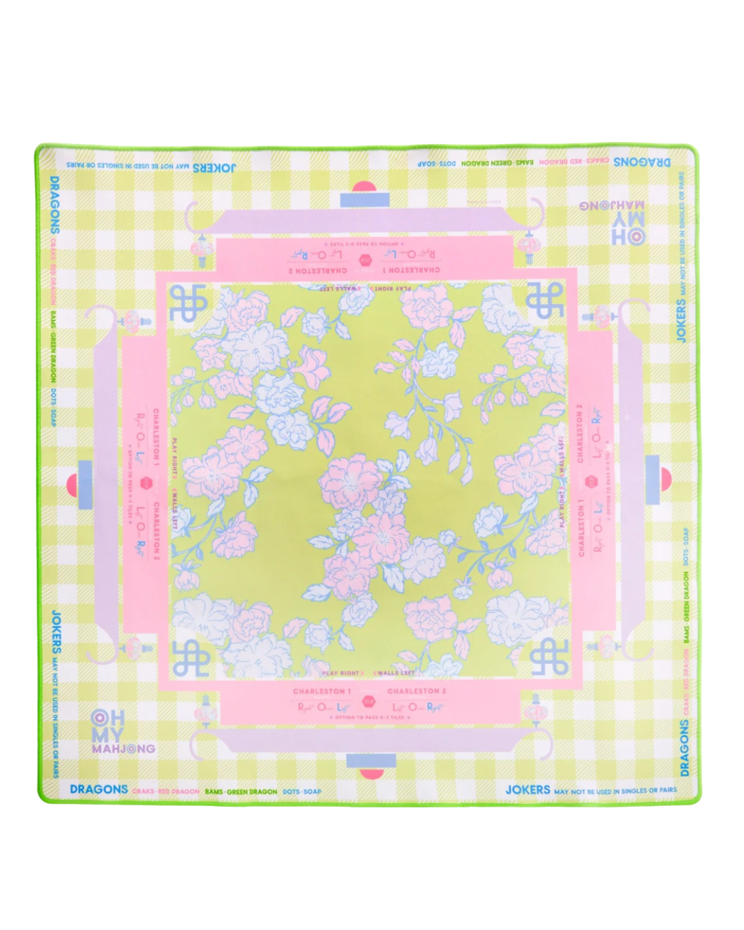 Mahjong Garden Party Mat