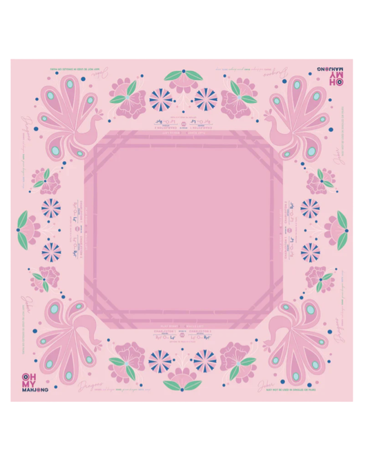 Mahjong Pink Birdie Mat
