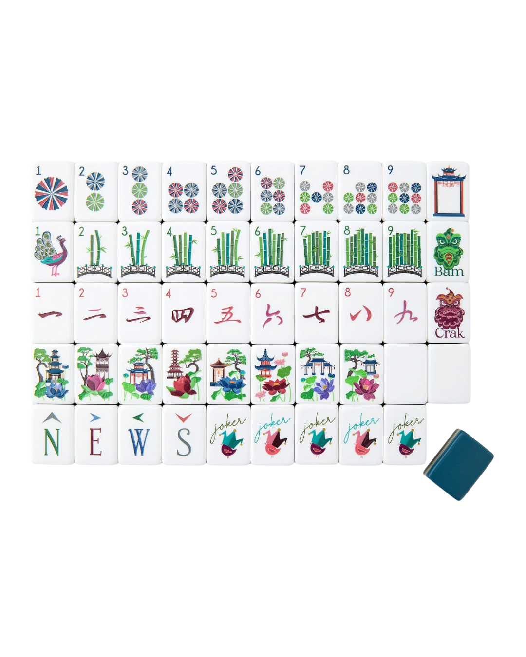 Mahjong Tile Set Gatsby