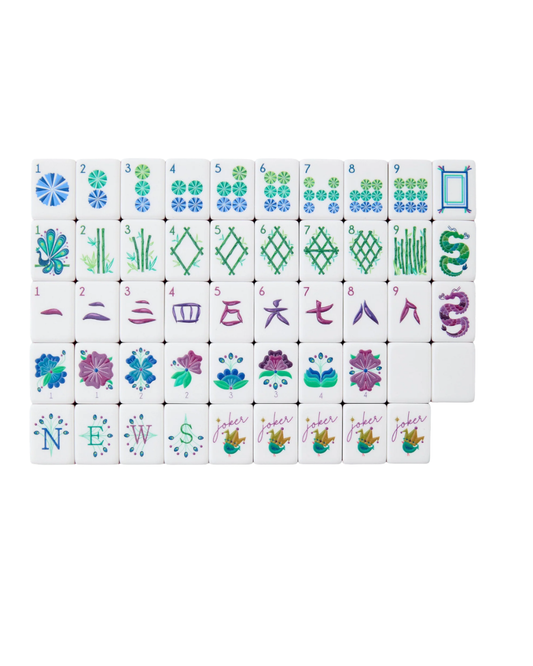 Lagoon Mahjong Tile Set