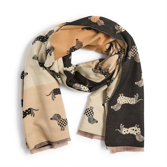 Dog Print Scarf