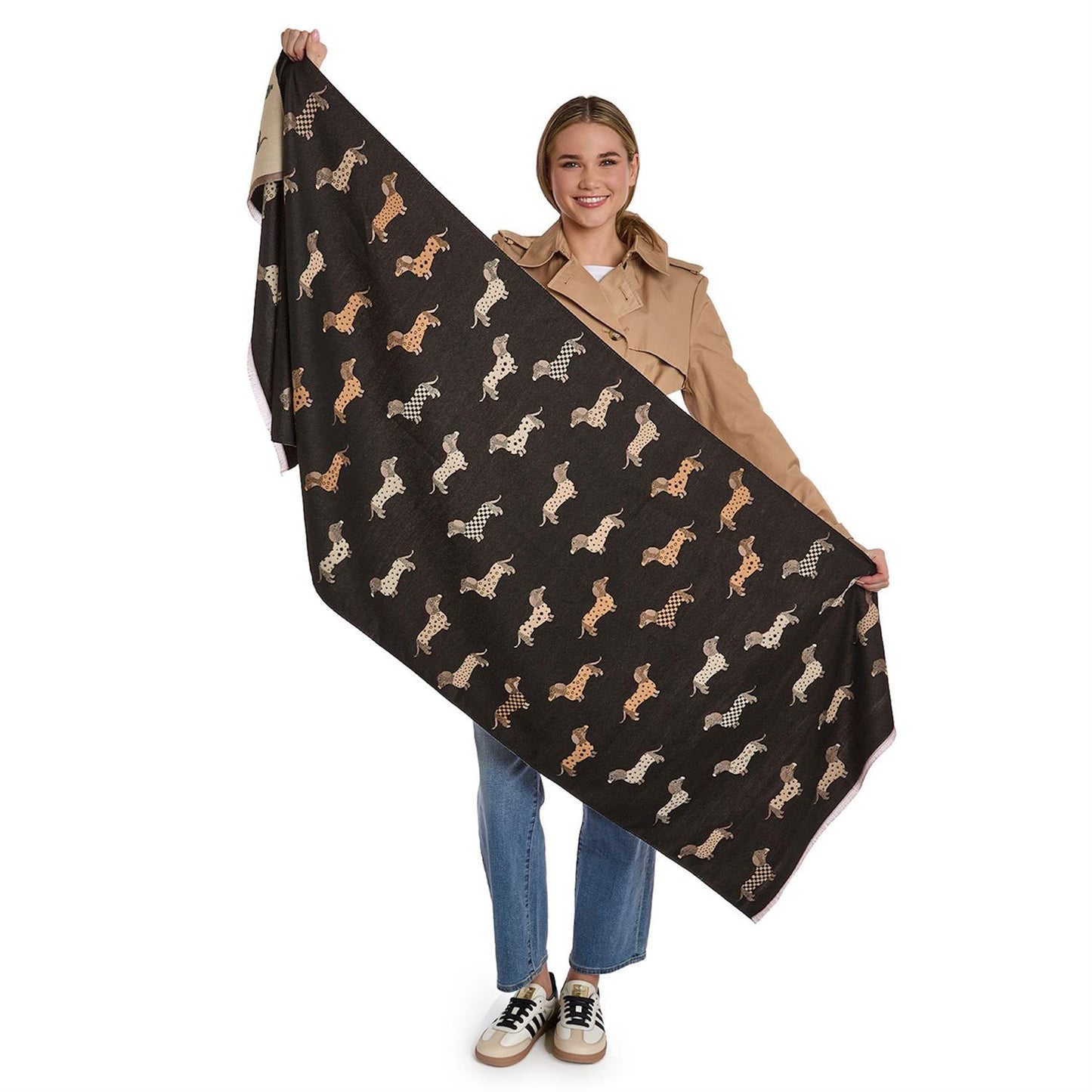 Dog Print Scarf