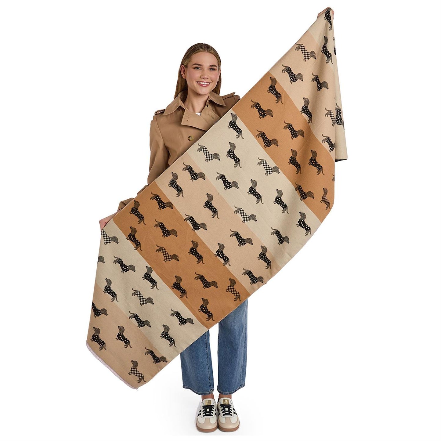 Dog Print Scarf