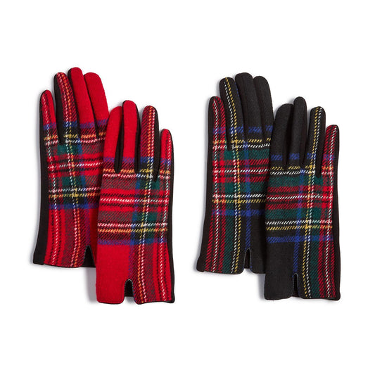 Tartan Gloves - 2 Assortments