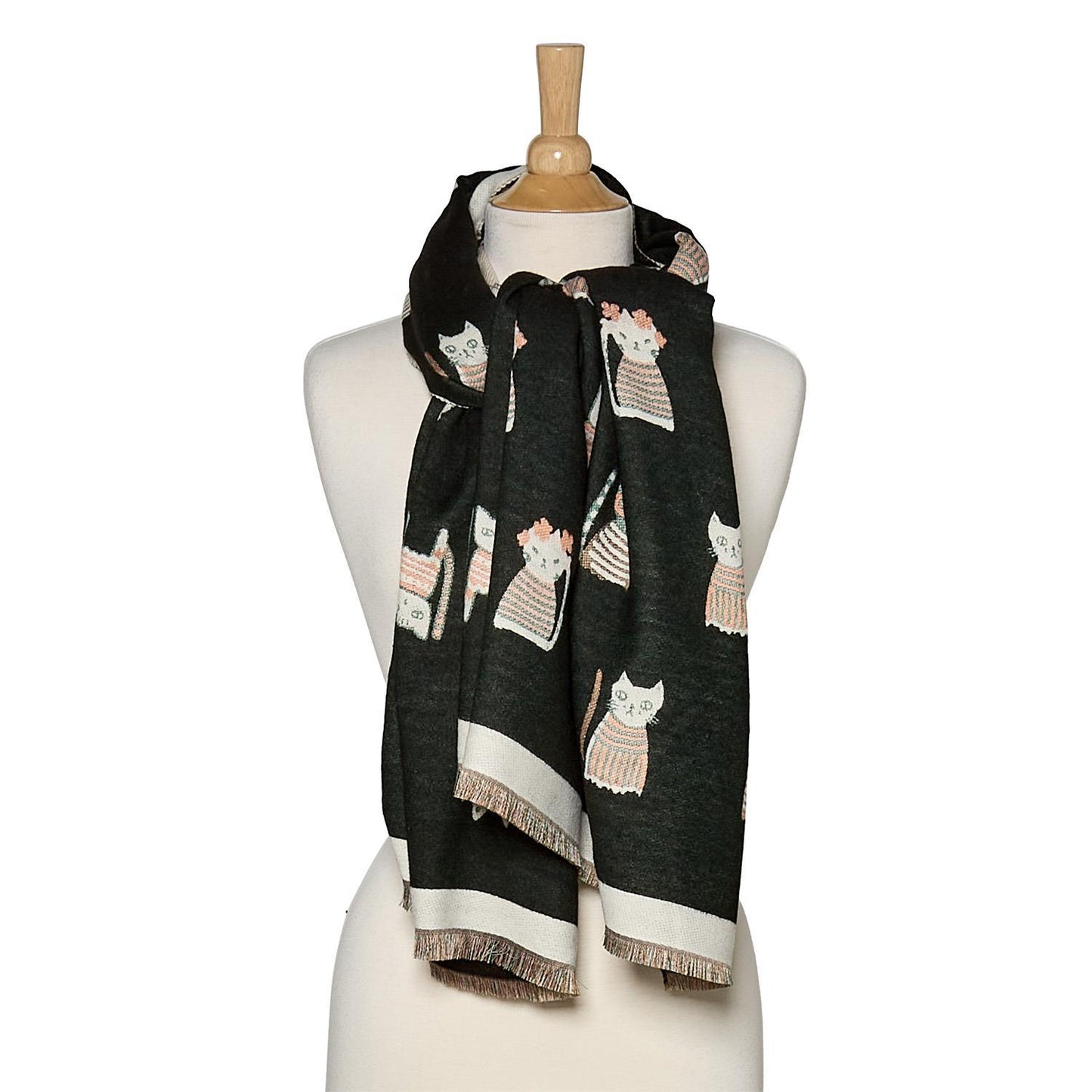 Cat Print Scarf