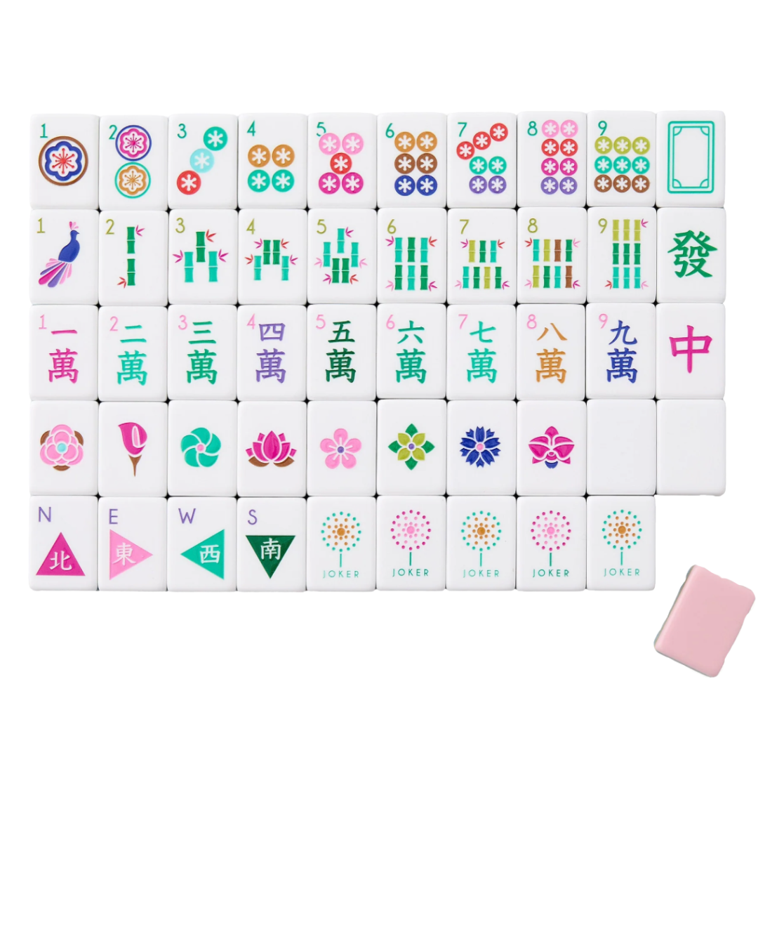 Mahjong Tile Set La Fete