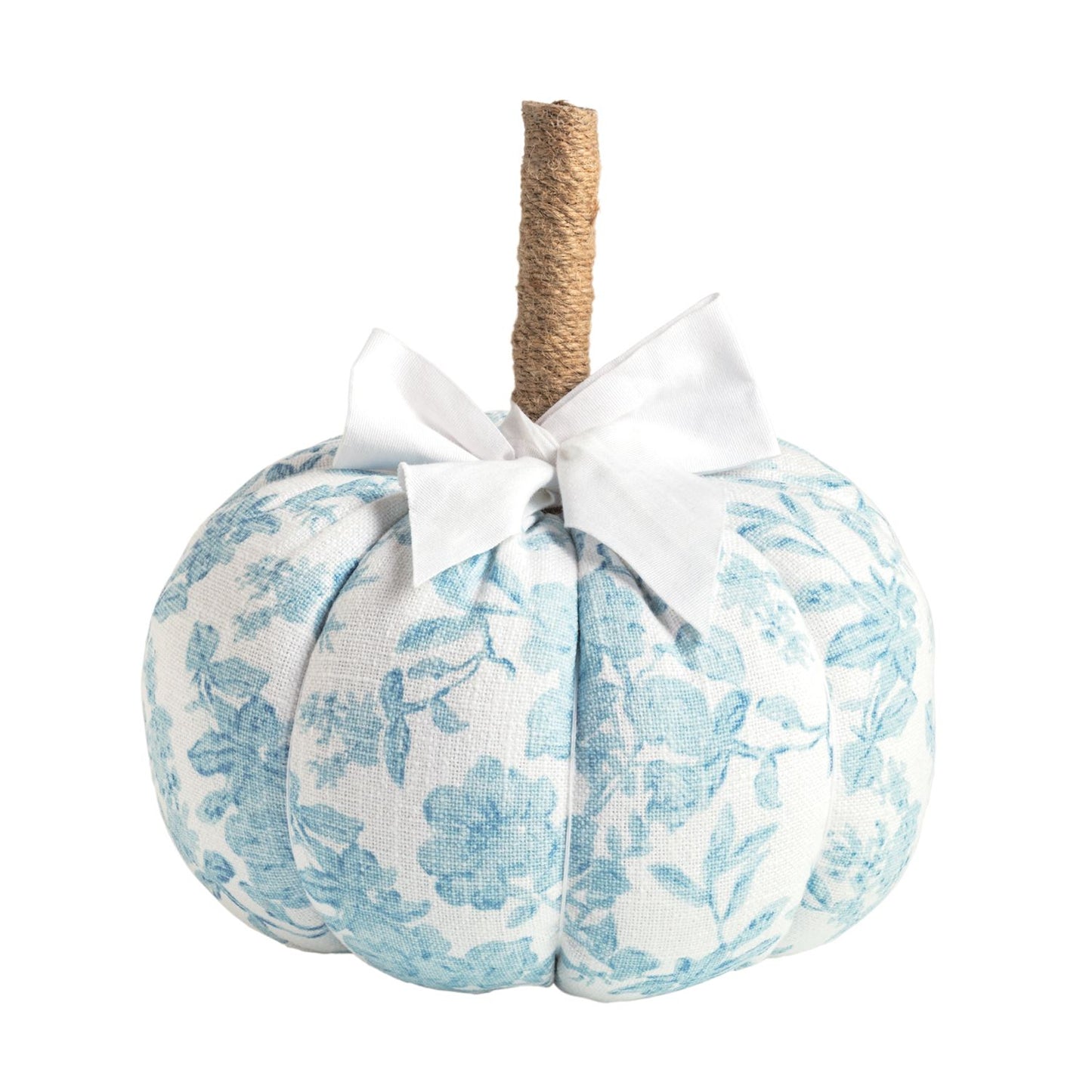 Small Fabric Topiary Pumpkin