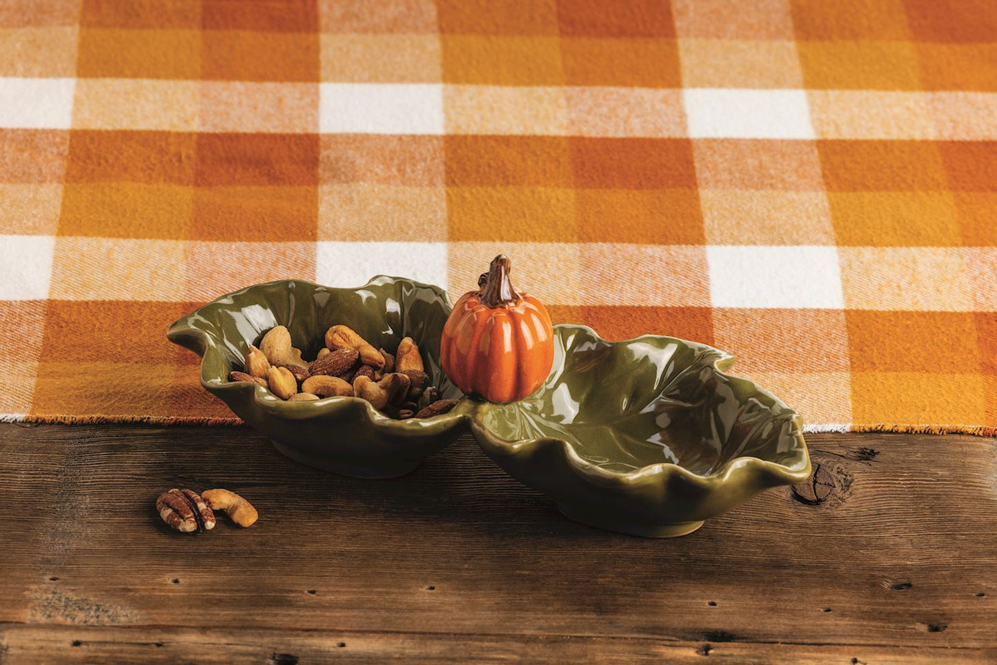 Leaf Pumpkin Double Tidbit