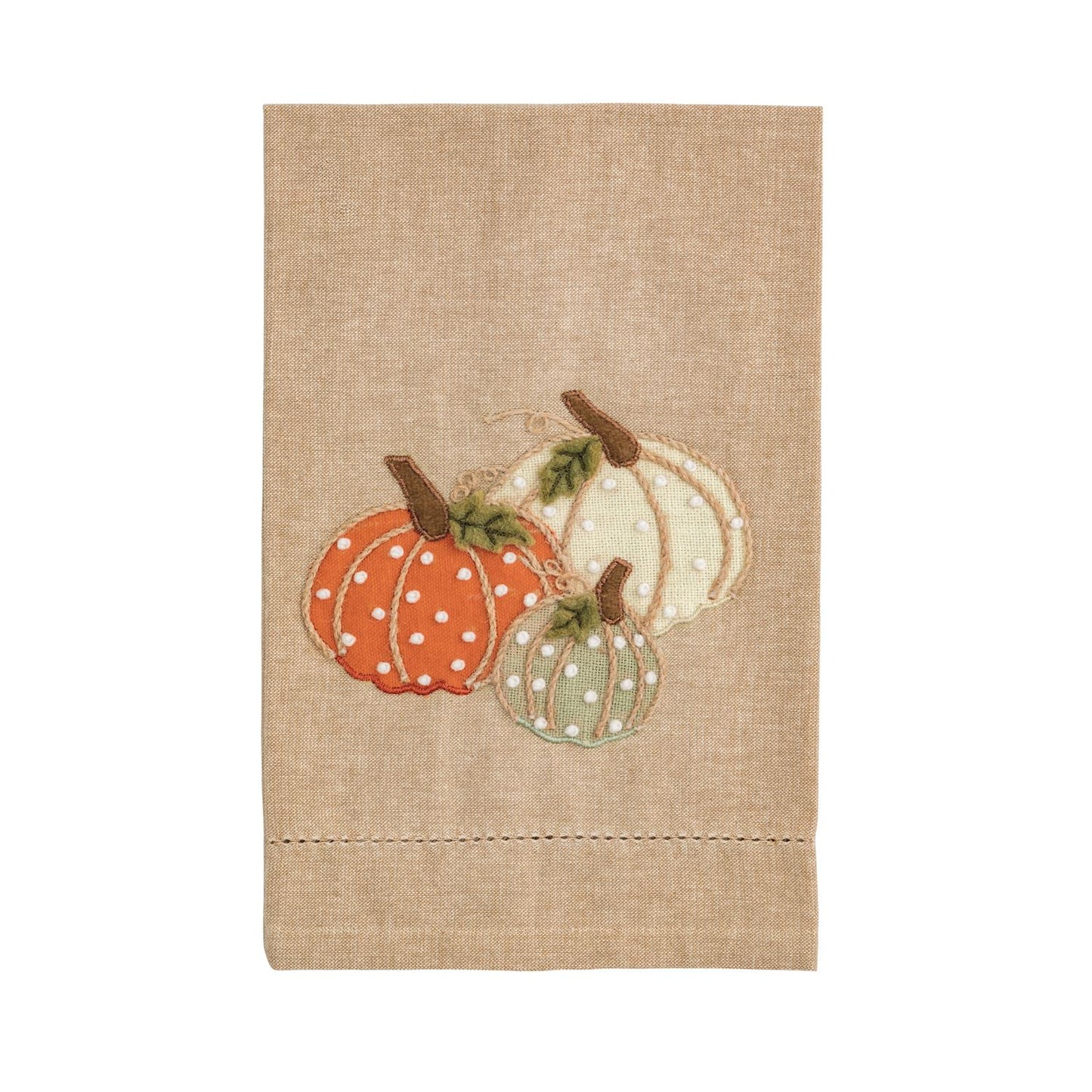 Assortment of Pumpkins French Knot Towel