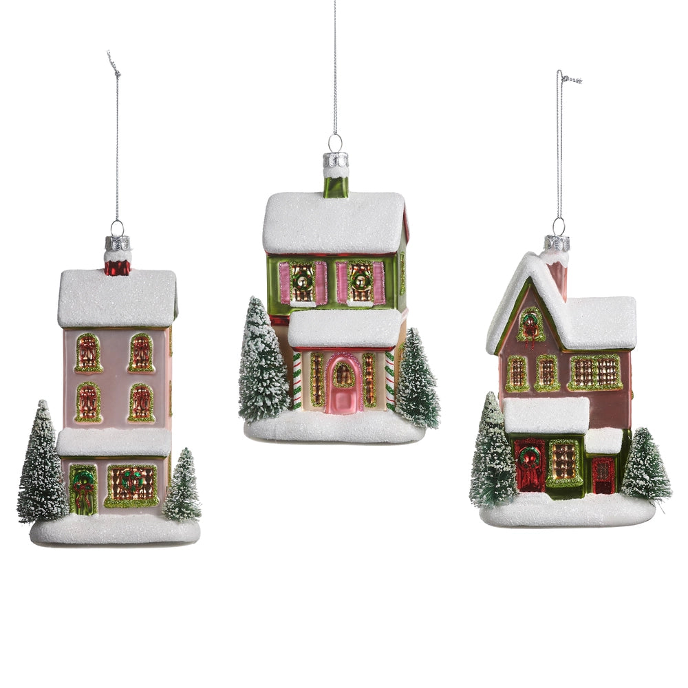 6 inch Snowflake Lane Christmas ornament 