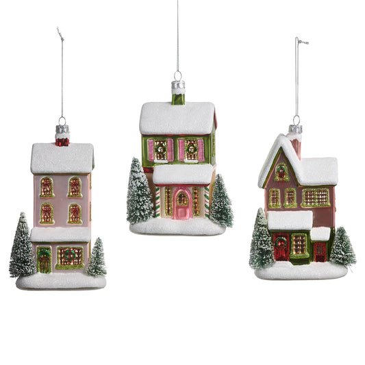 6 inch Snowflake Lane Christmas ornament 