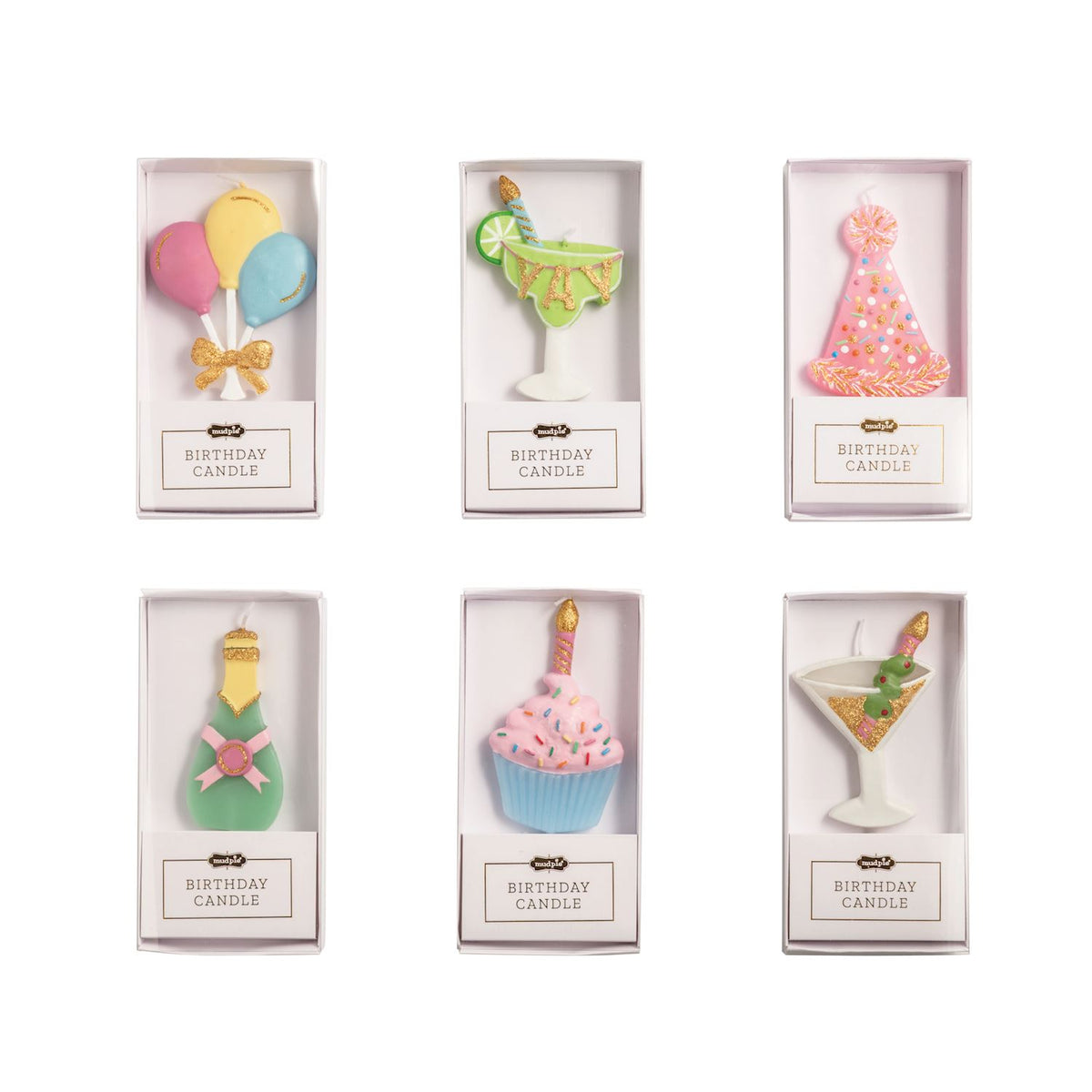 Birthday Candle Adult Shapes