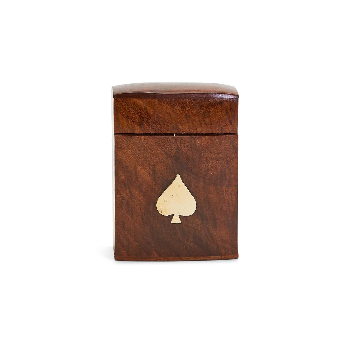 Playing cards in wooden Box