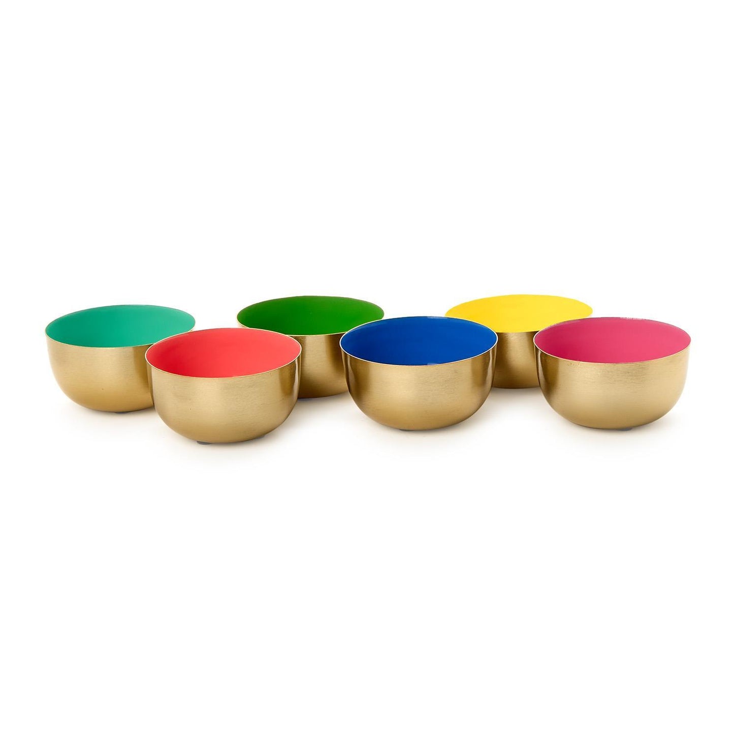 Small Metal Bowls w/Enamel