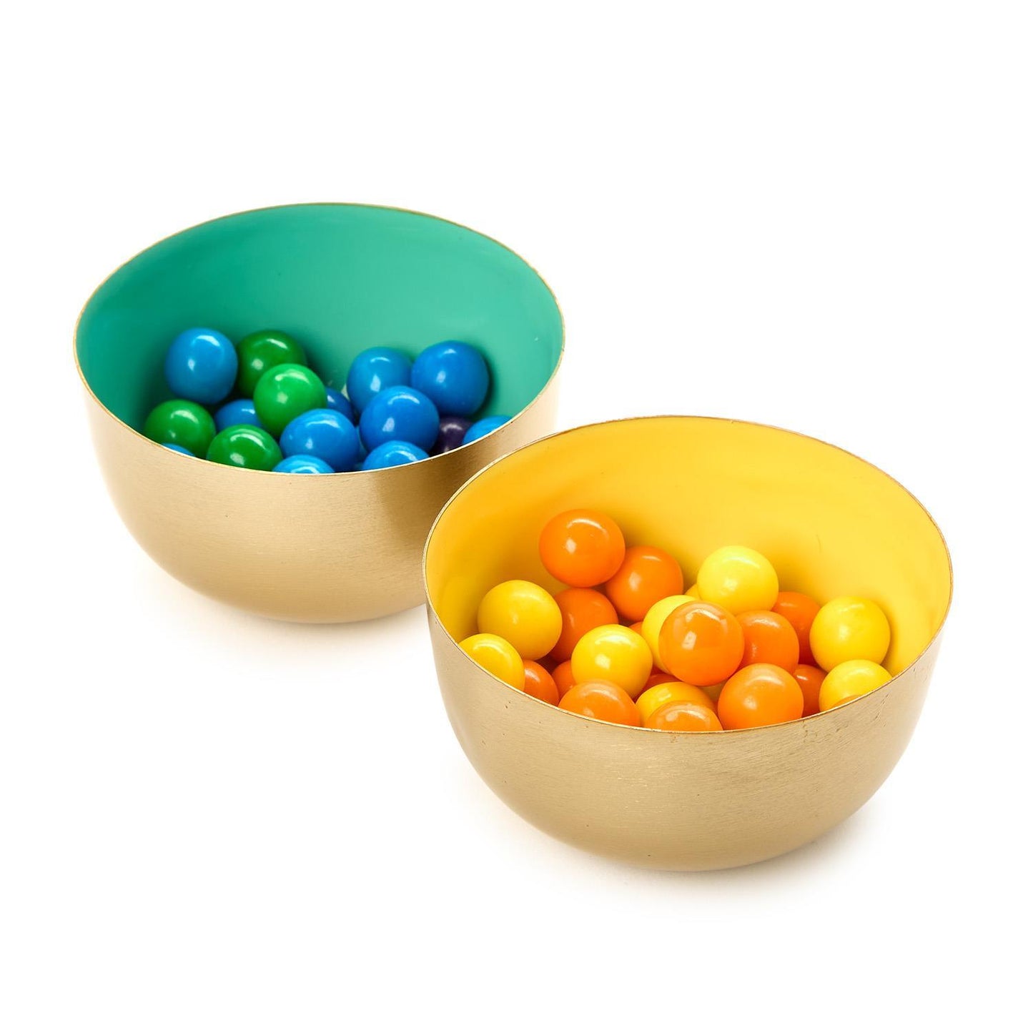 Small Metal Bowls w/Enamel