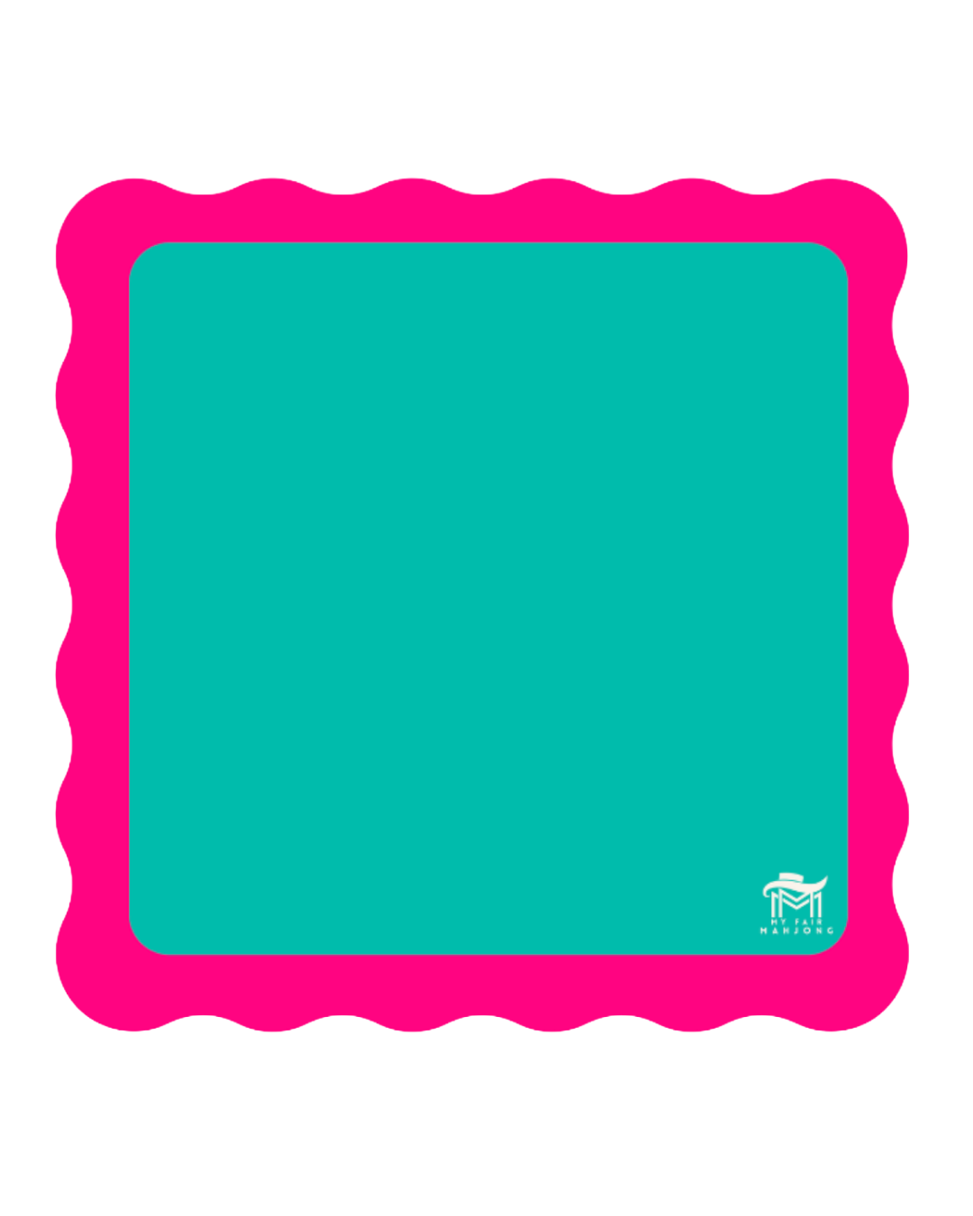 Mini Mahjong Mat- ColorWave- PK/BLU/ GR/ OR/ LTBL