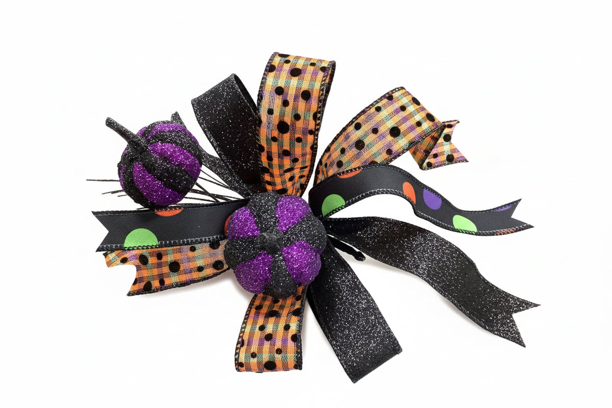 Halloween lantern bow