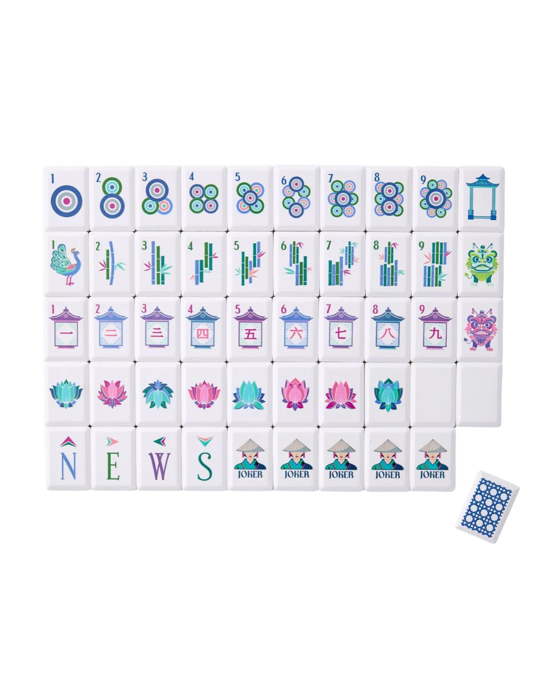 Cadet Mahjong Tile Set